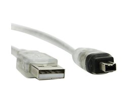 USB 2.0 Male naar IEEE 1394 4 Pin Kabel