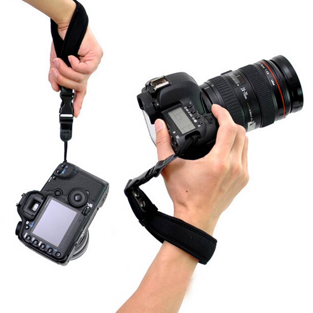 Myxl Camera Hand Grip Voor Canon Eos Nikon Sony Olympus Slrdslr Doek Polsband myxl kopen in de aanbieding
