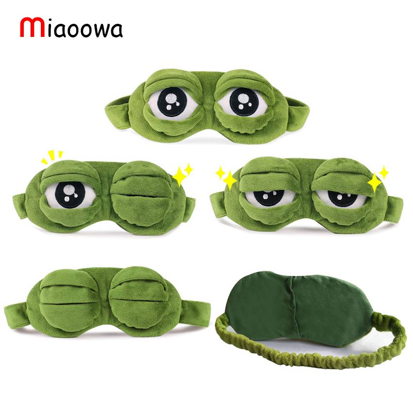 Myxl Grappig Creatieve Pepe De Kikker Sad 3D Oogmasker Cover Cartoon Pluche Slaapmasker Leuke En Mooie Anime myxl kopen in de aanbieding Myxl Grappig Creatieve Pepe De Kikker Sad 3D Oogmasker Cover Cartoon Pluche Slaapmasker Leuke En Mooie Anime myxl kopen in de aanbieding
