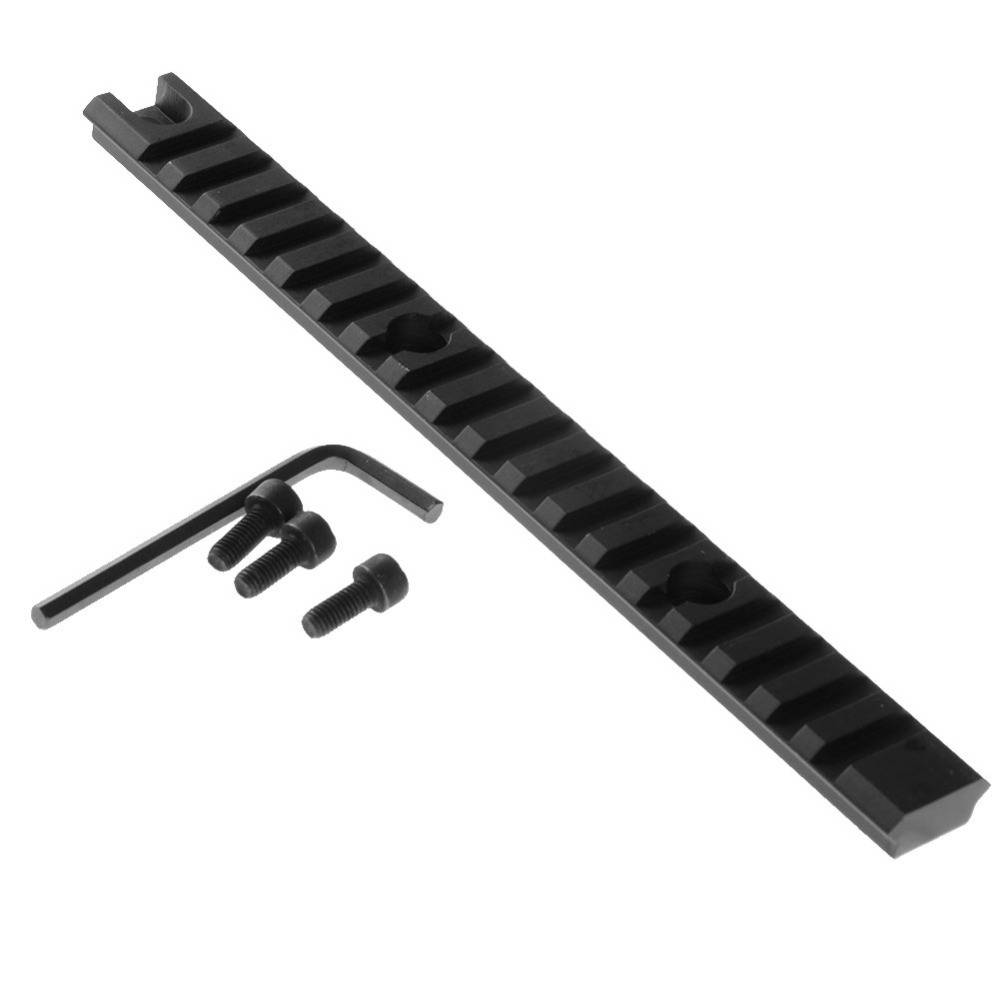 Myxl 8 Picatinny Weaver 20Mm Rail Scope Mount 18 Slots Voor Rifle Shotgun Zwart myxl kopen in de aanbieding