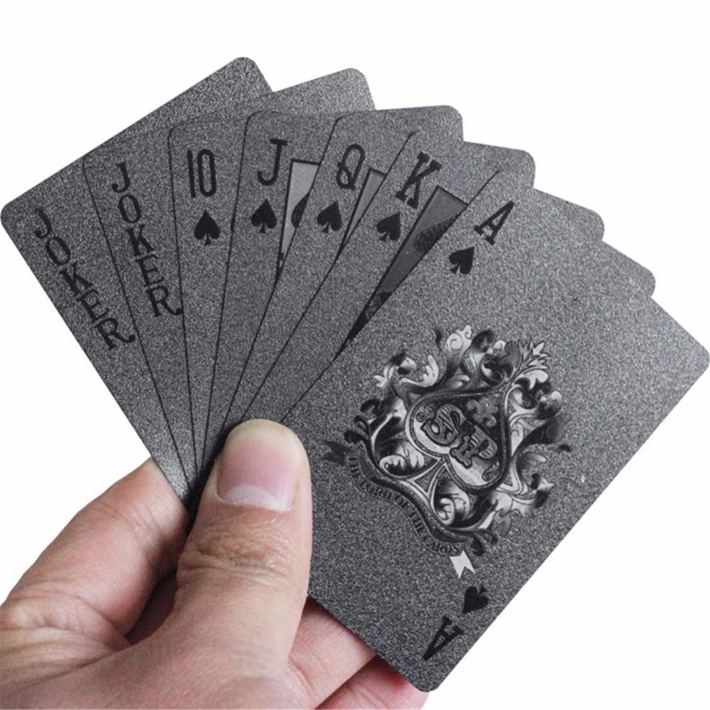 Myxl Zwart Poker Deck Plastic Speelkaarten Board Games Kaarten myxl kopen in de aanbieding Myxl Zwart Poker Deck Plastic Speelkaarten Board Games Kaarten myxl kopen in de aanbieding
