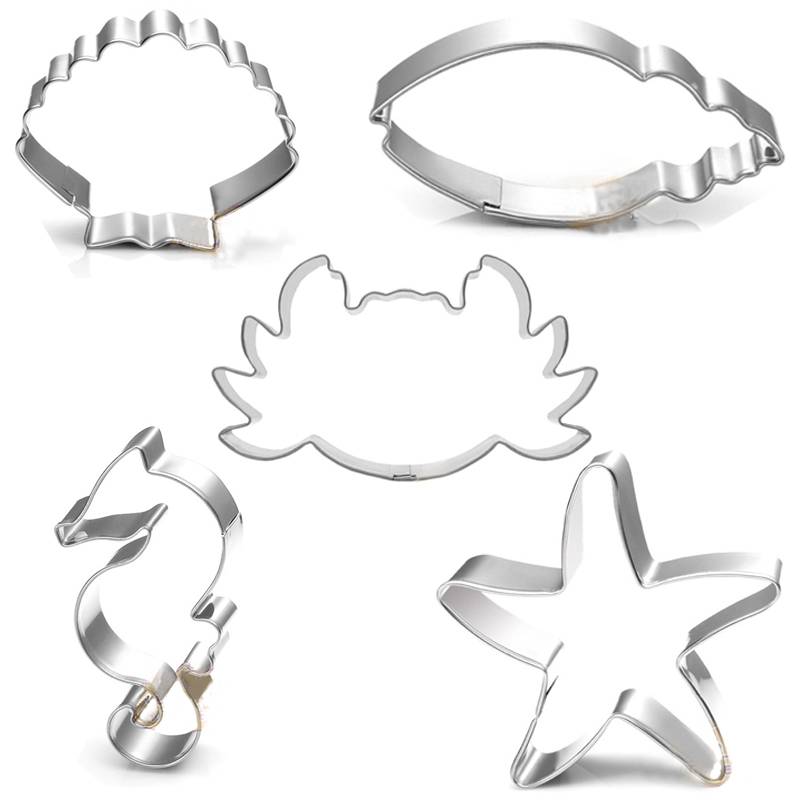 Myxl 5 Stksset Zee Living Creatures Cookie Cutters Shell Star Conch Krab En Hippocampus Koekjes Fondant Gereedschap Bakmas myxl kopen in de aanbieding Myxl 5 Stksset Zee Living Creatures Cookie Cutters Shell Star Conch Krab En Hippocampus Koekjes Fondant Gereedschap Bakmas myxl kopen in de aanbieding