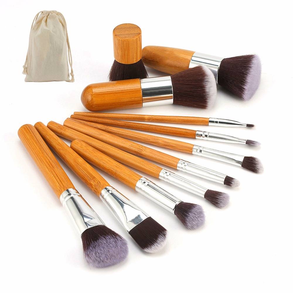 Myxl 11 Stks Natuurlijke Bamboe Professionele Up Kwasten Set Stichting Blending Brush Tool Cosmetische Kits Makeup Brusher Yks myxl kopen in de aanbieding Myxl 11 Stks Natuurlijke Bamboe Professionele Up Kwasten Set Stichting Blending Brush Tool Cosmetische Kits Makeup Brusher Yks myxl kopen in de aanbieding