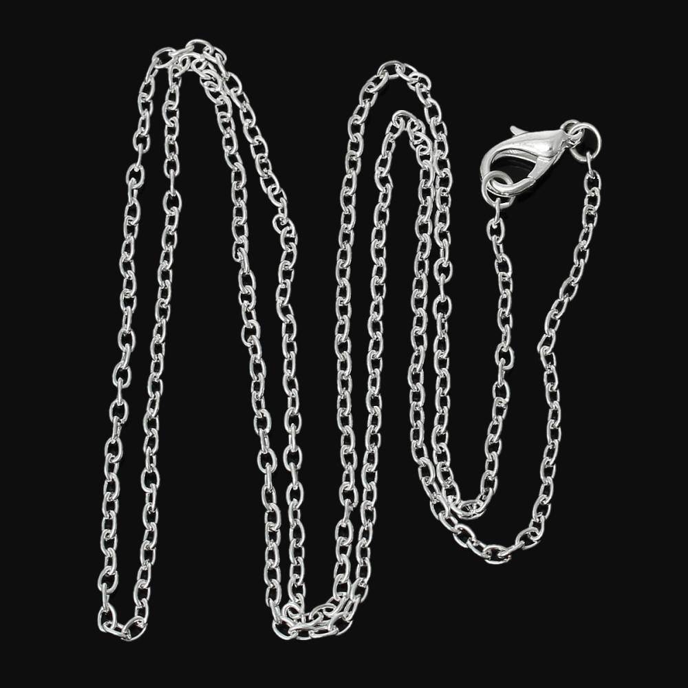 Myxl Sieraden Metaallegering Basic Ketting Zilver Kleur Kabel Kettingen Met Karabijn 77 Cm 30 38 Lange 12 Stks Doreenbeads myxl kopen in de aanbieding Myxl Sieraden Metaallegering Basic Ketting Zilver Kleur Kabel Kettingen Met Karabijn 77 Cm 30 38 Lange 12 Stks Doreenbeads myxl kopen in de aanbieding