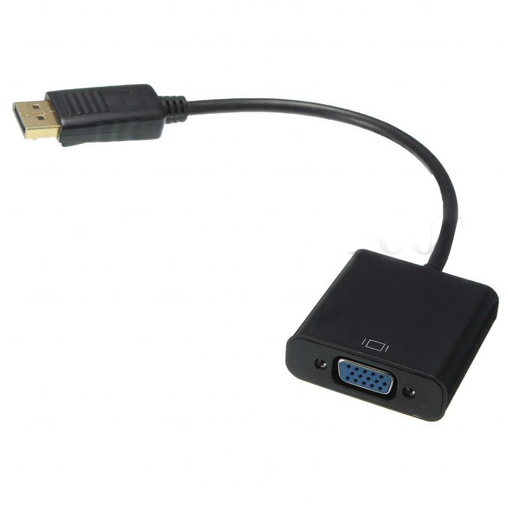 Displayport Dp Man Vga Adapter Vrouwelijke Display Port Kabel Converter Zwart Myxl myxl kopen in de aanbieding Displayport Dp Man Vga Adapter Vrouwelijke Display Port Kabel Converter Zwart Myxl myxl kopen in de aanbieding