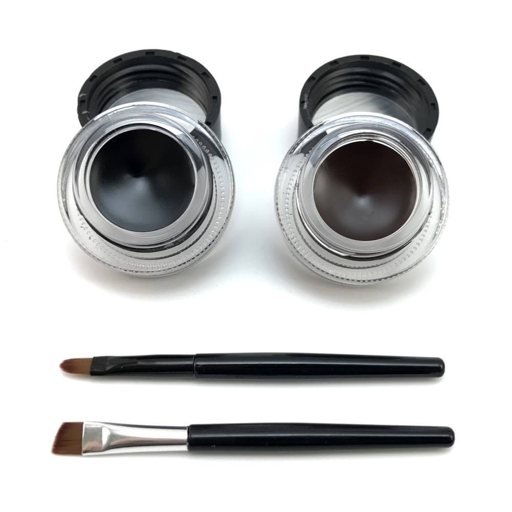 Myxl 2 In 1 Bruin Zwart Gel Eyeliner Make Upwaterdichte Freecosmetica Set Eye Liner Menow myxl kopen in de aanbieding