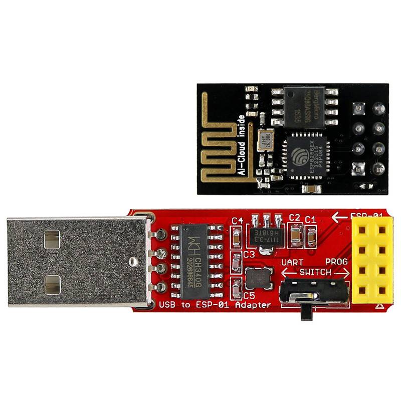 Myxl Esp 01 Esp8266 Wi Fi Transceiver Module Usb Naar 01 Ch340G Adatper Aa3471 Mllse myxl kopen in de aanbieding Myxl Esp 01 Esp8266 Wi Fi Transceiver Module Usb Naar 01 Ch340G Adatper Aa3471 Mllse myxl kopen in de aanbieding