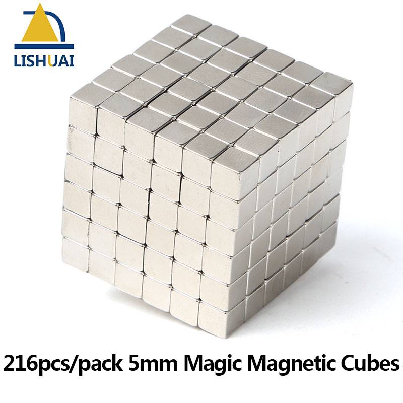 Inconsistent Wedstrijd Geboorteplaats 216 stks/pak 5*5*5mm Magic Magnetische Blokjes/Sterke NdFeB DIY Buck Cubes/Neo Cubes puzzel Magneten <br /> LISHUAI Inconsistent Wedstrijd Geboorteplaats 216 stks/pak 5*5*5mm Magic Magnetische Blokjes/Sterke NdFeB DIY Buck Cubes/Neo Cubes puzzel Magneten <br /> LISHUAI