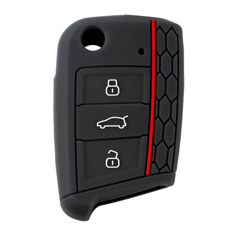 Myxl Auto Accessoires Key Geval Sleutel Tas Cover Volkswagen Voor Vw Golf 7 Mk7 Skoda Octavia A7 Siliconen Portect Case Catuo myxl kopen in de aanbieding