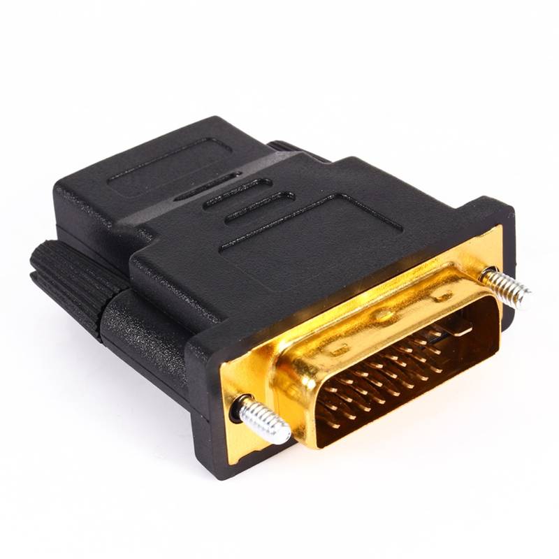 Myxl Dvi 24 1 Naar Hdmi Converter Vergulde Man Vrouw 1080 P Hdtv Adapter Kabel myxl kopen in de aanbieding