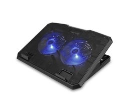 NCP78-B Cooling Pad voor 15.6 inch Laptop Dual Fan Verstelbare Stand