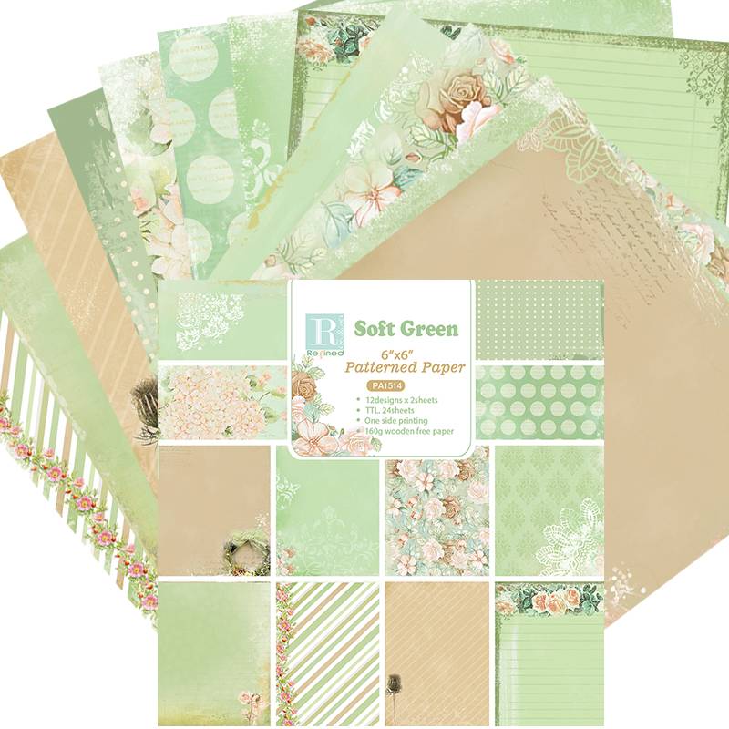 Myxl Kljuyp 24 Sheets Zachte Groene Scrapbooking Pads Papier Origami Art Achtergrond Card Maken Diy Plakboek Craft myxl kopen in de aanbieding Myxl Kljuyp 24 Sheets Zachte Groene Scrapbooking Pads Papier Origami Art Achtergrond Card Maken Diy Plakboek Craft myxl kopen in de aanbieding