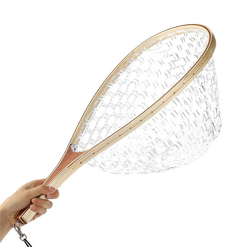 Myxl Bobing Buitensporten 58 Cm Houten Handvat Fly Fish Fishing Landing Trout Clear Rubber Netto Mesh Vangst Visgerei myxl kopen in de aanbieding Myxl Bobing Buitensporten 58 Cm Houten Handvat Fly Fish Fishing Landing Trout Clear Rubber Netto Mesh Vangst Visgerei myxl kopen in de aanbieding
