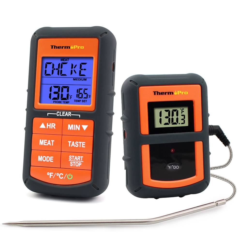 Myxl Thermopro Tp 07 Remote Bbq Roker Grill Oven Vlees 300 Voeten Range Draadloze Voedsel Thermometer Met Timer myxl kopen in de aanbieding Myxl Thermopro Tp 07 Remote Bbq Roker Grill Oven Vlees 300 Voeten Range Draadloze Voedsel Thermometer Met Timer myxl kopen in de aanbieding