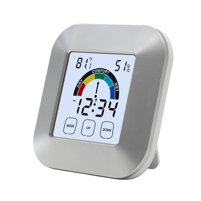EAAGD Thermometer Vochtigheid Monitor Touchscreen Timer Smart Digitale Hygrometer Temperatuurmeter Vochtigheidsmeter