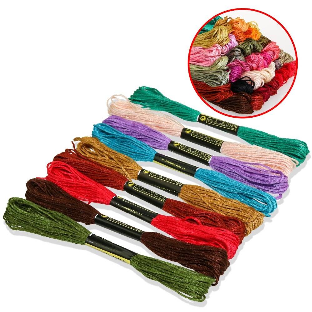Myxl Willekeurige Kleur Katoen Kruissteek Floss 100 Stks Strengen Premium Regenboog Borduren Naaigaren Vrouwen Diy Naaien Tool myxl kopen in de aanbieding Myxl Willekeurige Kleur Katoen Kruissteek Floss 100 Stks Strengen Premium Regenboog Borduren Naaigaren Vrouwen Diy Naaien Tool myxl kopen in de aanbieding