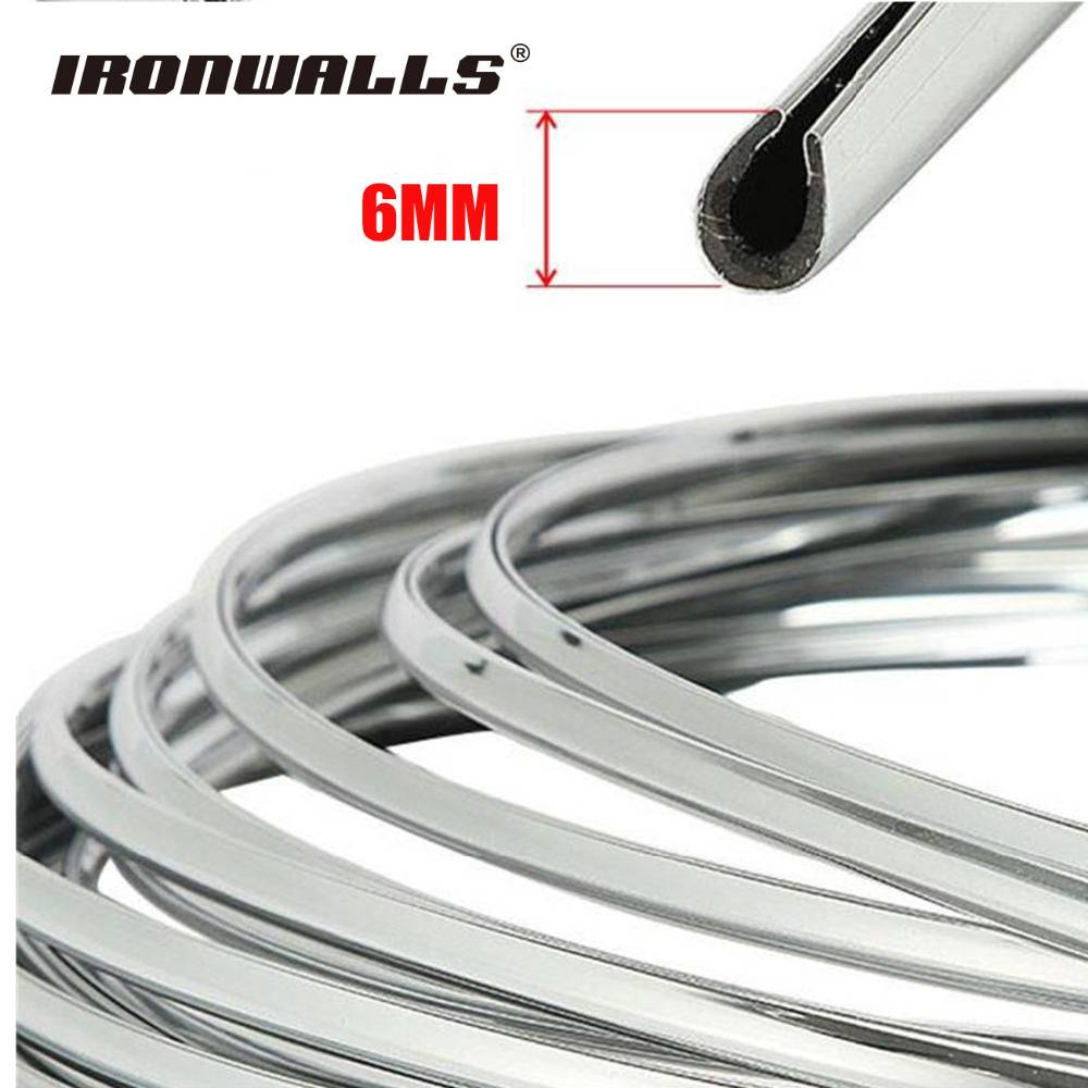 Myxl Ironwalls 6Mm Trim Je Stijl Chrome Auto Moulding Strip Grille 3 M Lijn Deur Edge Interieur Exterieur Decoratie Protector Guard myxl kopen in de aanbieding Myxl Ironwalls 6Mm Trim Je Stijl Chrome Auto Moulding Strip Grille 3 M Lijn Deur Edge Interieur Exterieur Decoratie Protector Guard myxl kopen in de aanbieding