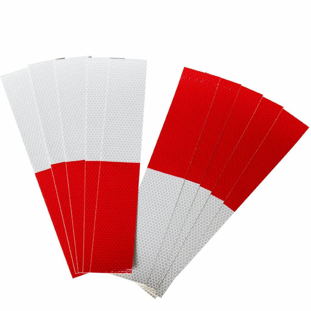 Myxl 10 Stks Auto Vrachtwagen Reflecterende Stickers Waarschuwing Strip Diy Fluorescerende Waterdicht Nacht Rijveiligheid Decoratie Decals 5 30 myxl kopen in de aanbieding