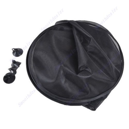 Myxl B86 Zwarte Auto Rear Terug Venster Zonnescherm Visor Cover Mesh Shield 50X100 myxl kopen in de aanbieding