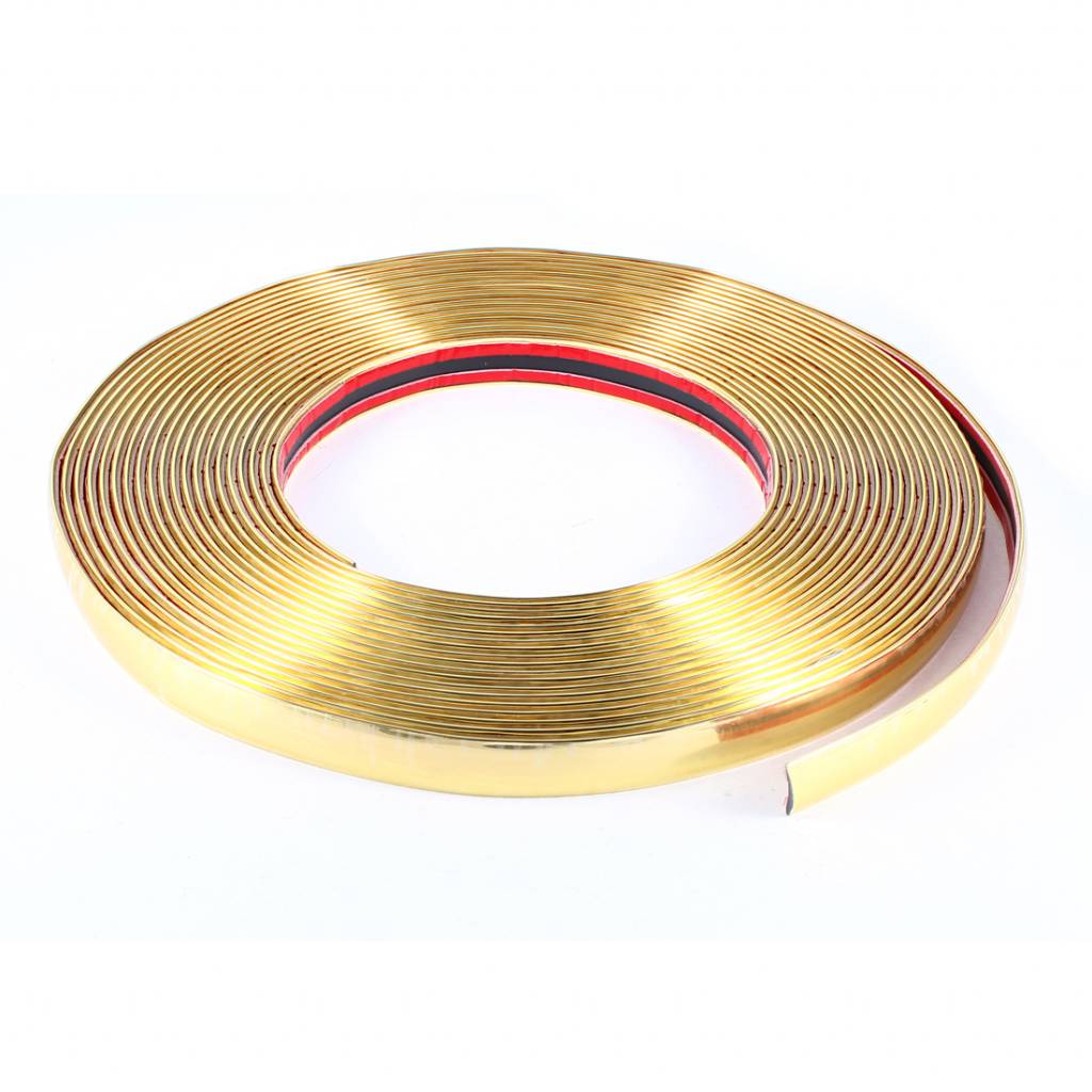 Myxl X Autohaux Auto Decoratieve Zachte Plastic Moulding Trim Strip Sticker Gold Tone 15 M X 18 Mm myxl kopen in de aanbieding Myxl X Autohaux Auto Decoratieve Zachte Plastic Moulding Trim Strip Sticker Gold Tone 15 M X 18 Mm myxl kopen in de aanbieding