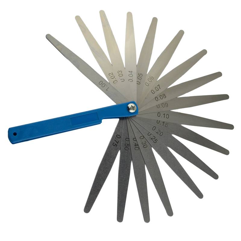 Myxl Collectie 002Mm Naar 1Mm 17 Blade Dikte Gap Metric Filler Voelermaat Meet Tool myxl kopen in de aanbieding