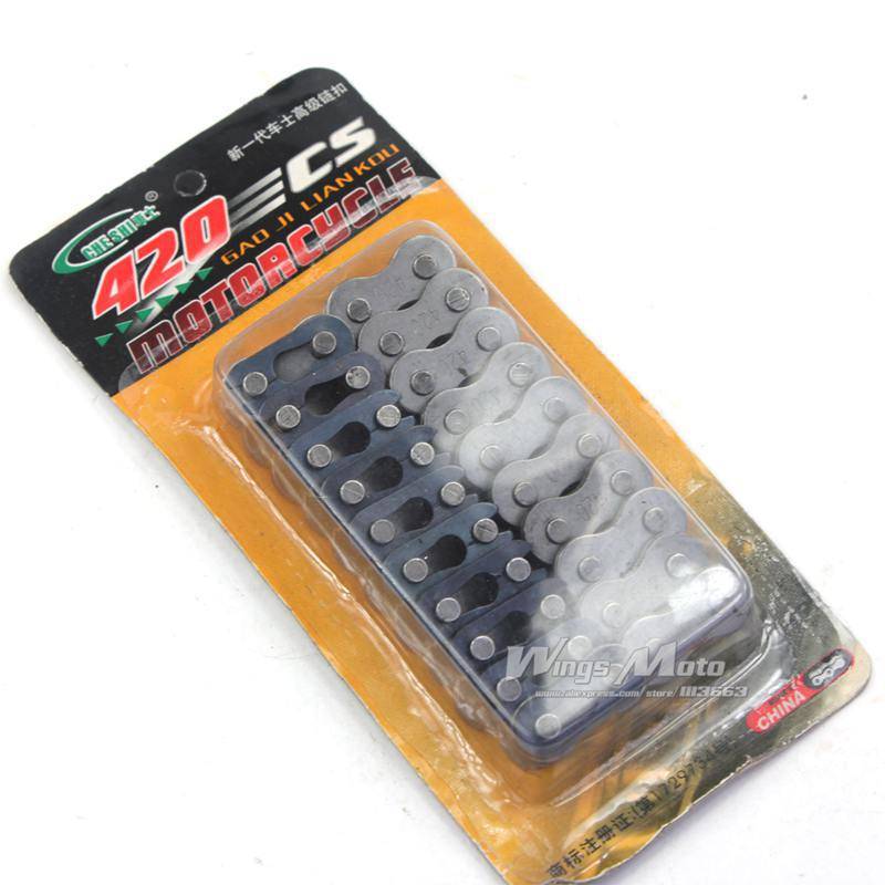 Myxl Wingsmoto 20X420 Motorfiets Chain Joiner Master Links 90Cc 110Cc 125Cc Pit Quad Crossmotor Atv Buggy myxl kopen in de aanbieding Myxl Wingsmoto 20X420 Motorfiets Chain Joiner Master Links 90Cc 110Cc 125Cc Pit Quad Crossmotor Atv Buggy myxl kopen in de aanbieding