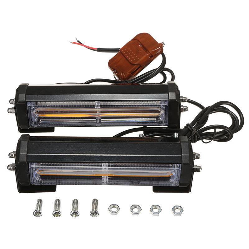 Myxl 2 Stks Amber Cob Auto Voertuig Led Noodwaarschuwing Lamp Beveiliging Knipperende Stroboscoop Bars Wafstandsbediening 12 V24 myxl kopen in de aanbieding Myxl 2 Stks Amber Cob Auto Voertuig Led Noodwaarschuwing Lamp Beveiliging Knipperende Stroboscoop Bars Wafstandsbediening 12 V24 myxl kopen in de aanbieding