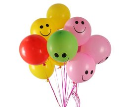 Ballonnen met Smileys 100 Stuks