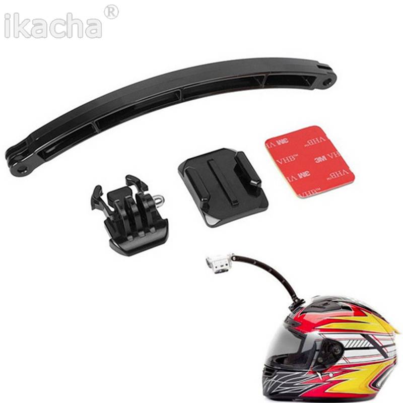 Myxl Voor Gopro Outdoor Mount Motorcycle Fietshelm Extension Arm Set Hero 6 5 4 Sessie 4 3 3 2 1 Camera myxl kopen in de aanbieding