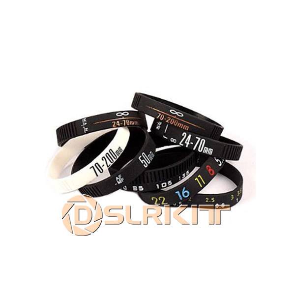 Myxl Fotograaf Siliconen Armband Polsbandjes Set 8 Stksstop Lens Zoom Creep myxl kopen in de aanbieding