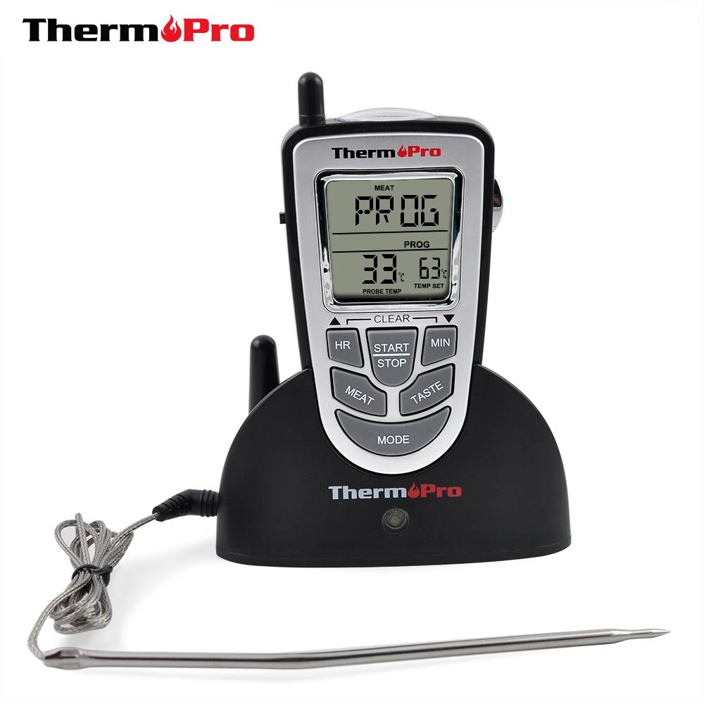Myxl Thermopro Tp 09 300 Ft Draadloze Digitale Koken Thermometer Voor Barbecue Oven Vlees Bbq Roker myxl kopen in de aanbieding Myxl Thermopro Tp 09 300 Ft Draadloze Digitale Koken Thermometer Voor Barbecue Oven Vlees Bbq Roker myxl kopen in de aanbieding