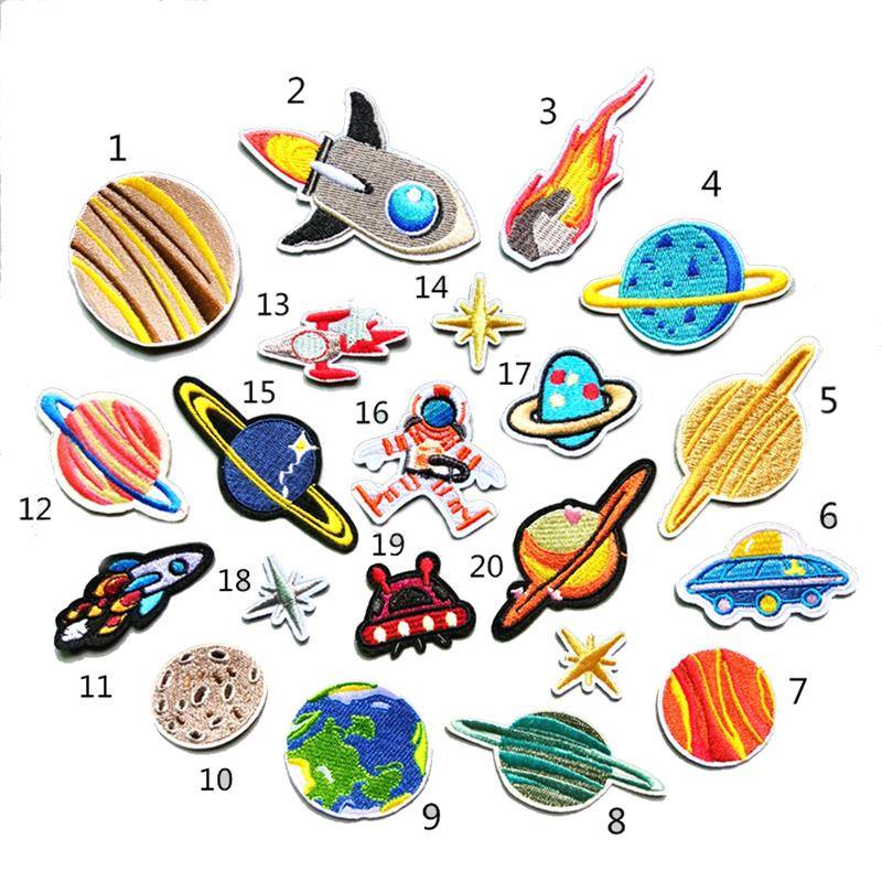 Myxl 20 Stksset Borduurwerkflarden Outer Space Planet Patroon Naaien Patches Iron Badges Sticker Voor T Shirt Jeans Kleding myxl kopen in de aanbieding Myxl 20 Stksset Borduurwerkflarden Outer Space Planet Patroon Naaien Patches Iron Badges Sticker Voor T Shirt Jeans Kleding myxl kopen in de aanbieding