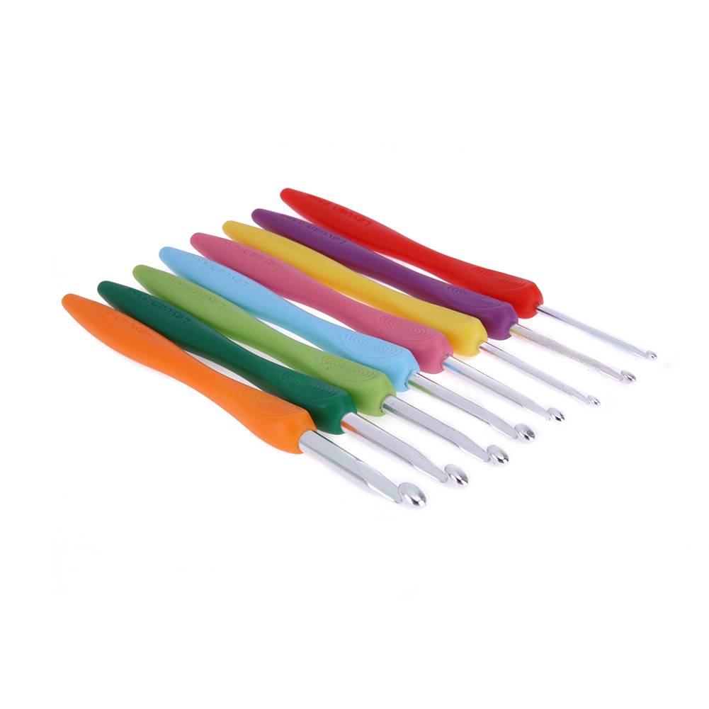 Myxl 25 60Mm 8 Stks Haaknaald Set Aluminium Ergonomische Gehaakte Naalden Met Kleurrijke Zachte Rubber Grip Cushioned Handgrepen myxl kopen in de aanbieding Myxl 25 60Mm 8 Stks Haaknaald Set Aluminium Ergonomische Gehaakte Naalden Met Kleurrijke Zachte Rubber Grip Cushioned Handgrepen myxl kopen in de aanbieding