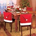 1 stuk Kerstman Cap Stoel Cover Kerst Diner Tafel Party Rode Hoed Stoel Terug Covers Xmas Decoratie Thuis Decoraties