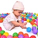 100 stks Kleurrijke Plastic Ballen Grappig Speelgoed Zachte Oceaan Bal Ballen voor De Zwembad Baby Swim Pit Speelgoed Outdoor Stressbal ballonnen
