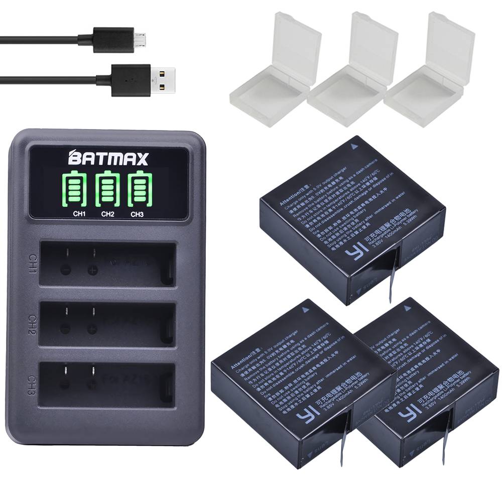 Myxl 3 Stks 385 V Az16 1 Batterijen Voor Originele Xiaomi Yi Lite 2 4 K 4 K Led Usb 3 Slots Lader Xiao Yi 4 K Action Camera Batterij myxl kopen in de aanbieding Myxl 3 Stks 385 V Az16 1 Batterijen Voor Originele Xiaomi Yi Lite 2 4 K 4 K Led Usb 3 Slots Lader Xiao Yi 4 K Action Camera Batterij myxl kopen in de aanbieding