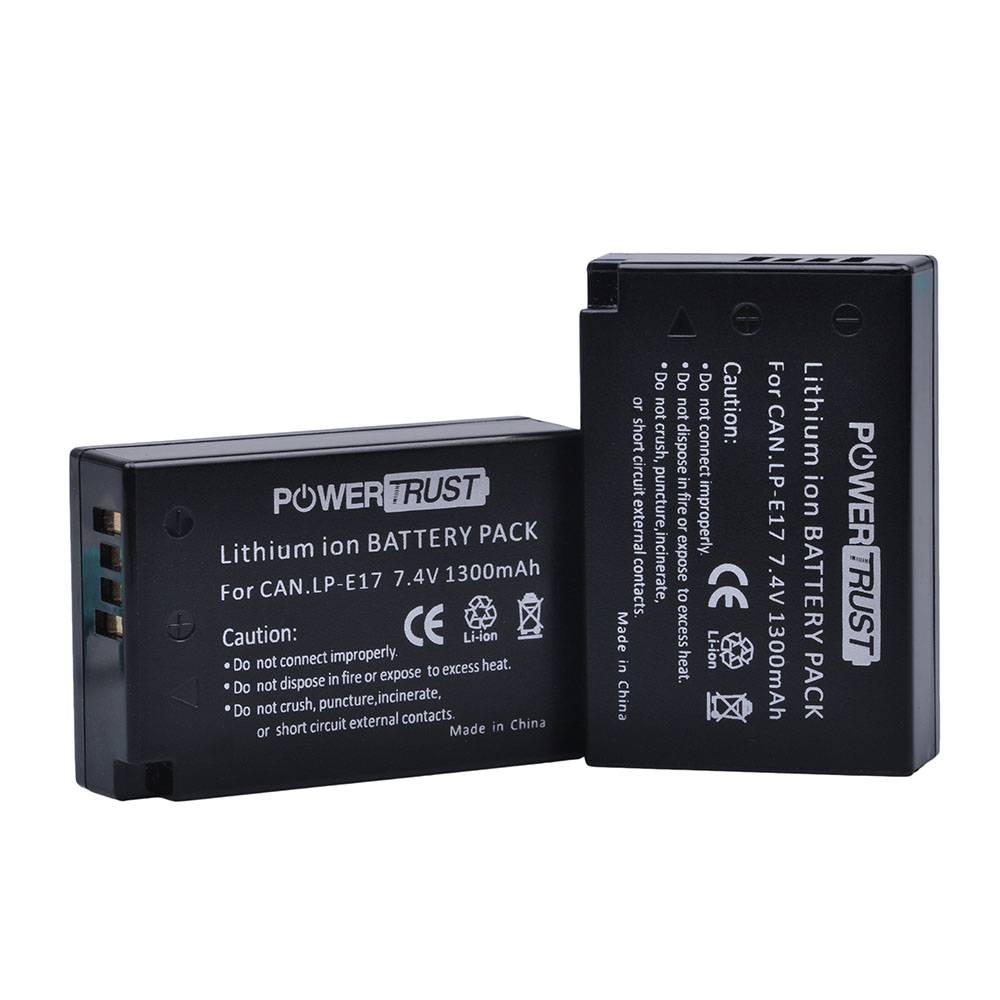 Myxl Powertrust 2 Pack 1300 Mah Lp E17 Lpe17 Lp Lithium Ion Batterij Voor Canon Eos M3 M5 750D 760D 800D T6I T6S 8000D Kus X8I myxl kopen in de aanbieding Myxl Powertrust 2 Pack 1300 Mah Lp E17 Lpe17 Lp Lithium Ion Batterij Voor Canon Eos M3 M5 750D 760D 800D T6I T6S 8000D Kus X8I myxl kopen in de aanbieding