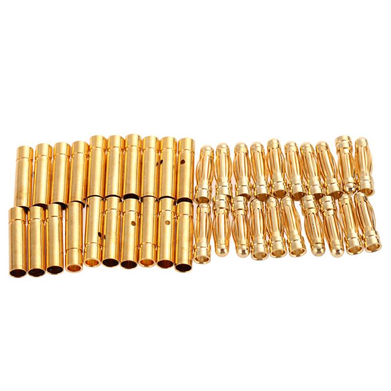 Myxl 20 Paarpartij Borstelloze Motorbanaanstekker 30Mm 3Mm Gold Bullet Connector Plated Voor Esc Batterij myxl kopen in de aanbieding Myxl 20 Paarpartij Borstelloze Motorbanaanstekker 30Mm 3Mm Gold Bullet Connector Plated Voor Esc Batterij myxl kopen in de aanbieding