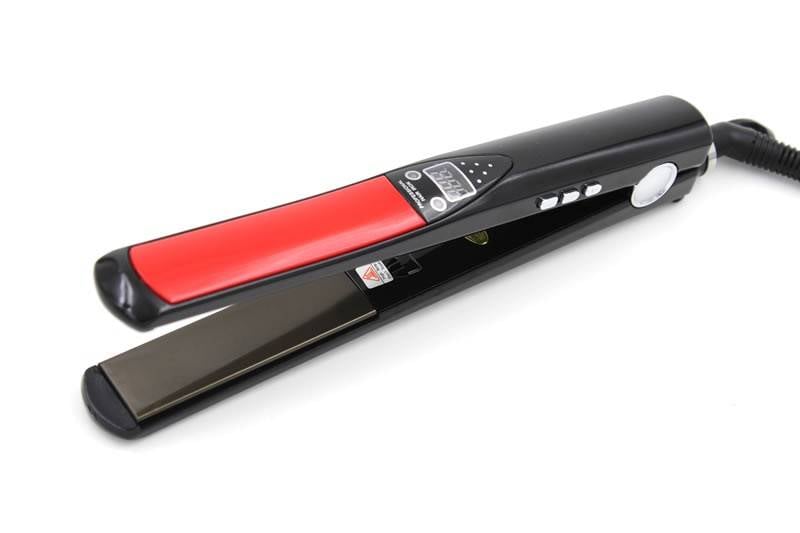 exegese Toestemming overal LCD Display Titanium platen Flat Iron Stijltangen Styling Tools  Professionele Stijltang