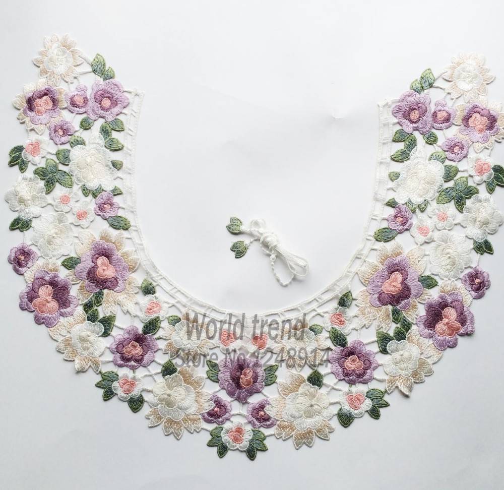 Myxl Vrouwen Mooie Kant Kraag Gekleurde Bloem Diy Embrodiery Naaien Craft Hals Trimmen Decoratie myxl kopen in de aanbieding Myxl Vrouwen Mooie Kant Kraag Gekleurde Bloem Diy Embrodiery Naaien Craft Hals Trimmen Decoratie myxl kopen in de aanbieding