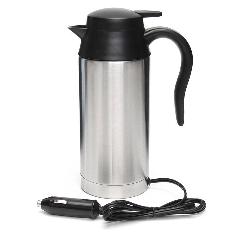 12 V Waterkoker 750 ml Rvs In-Auto Reis Koffie thee Verwarmde Mok MotorWater Voor Of Vrachtwagen gebruik
