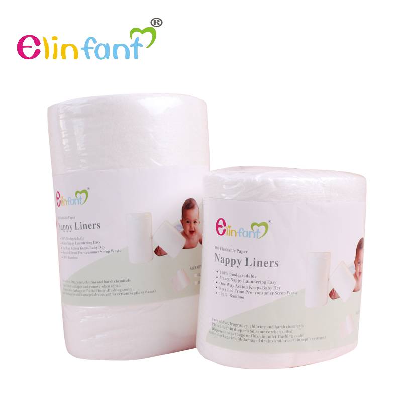 Myxl 1 Roll Wegwerp Bamboe Flushable Luier Nappy Liner Afbreekbare Smt007 Elinfant myxl kopen in de aanbieding