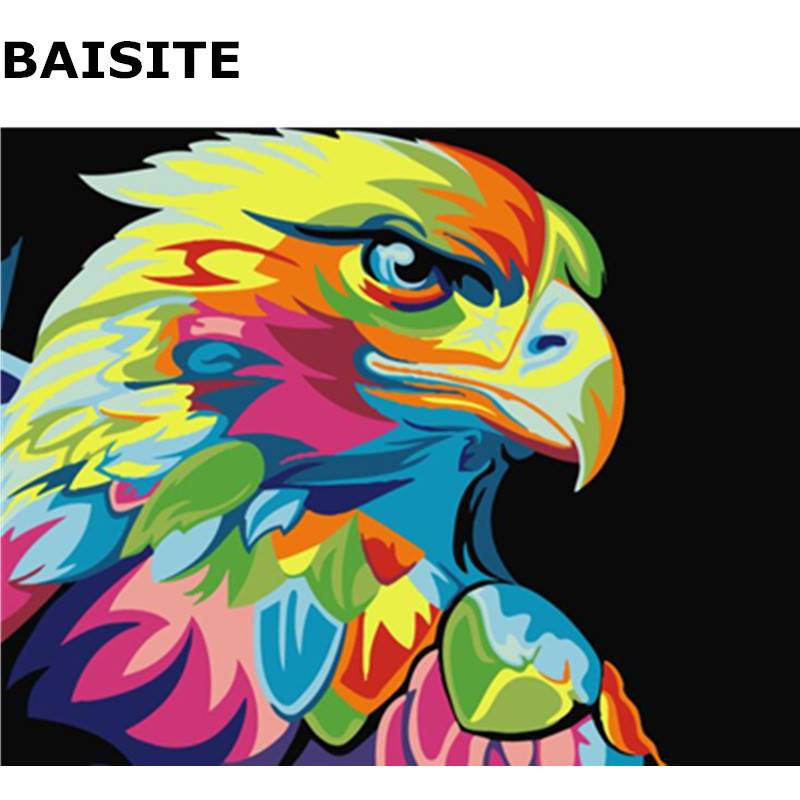 Myxl Baisite Abstracte Kleurrijke Eagle Frameloze Diy Schilderen Nummers Handgeschilderd Olieverfschilderij Home Decor Uniekee566 myxl kopen in de aanbieding Myxl Baisite Abstracte Kleurrijke Eagle Frameloze Diy Schilderen Nummers Handgeschilderd Olieverfschilderij Home Decor Uniekee566 myxl kopen in de aanbieding