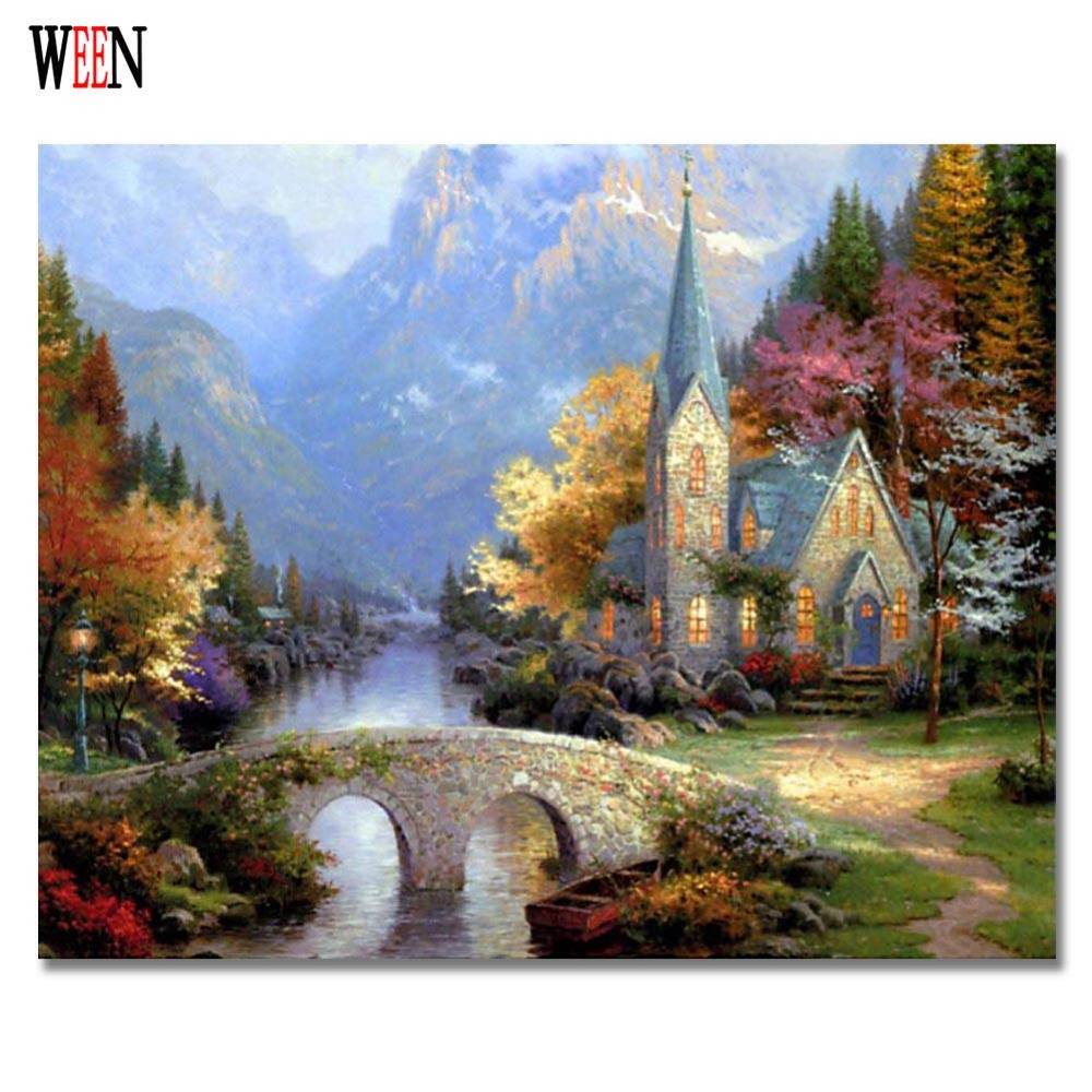 Myxl Ween Kasteel Brug Schilderen Nummers Diy Handgeschilderd Olie Muurs Voor Home Art Decor Op Canvas Poster Coloring Door Nummer myxl kopen in de aanbieding Myxl Ween Kasteel Brug Schilderen Nummers Diy Handgeschilderd Olie Muurs Voor Home Art Decor Op Canvas Poster Coloring Door Nummer myxl kopen in de aanbieding