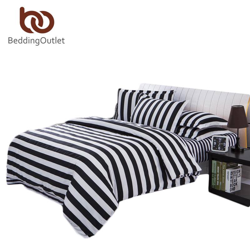 Myxl Collectie Gestreepte Beddengoed Wit En Zwart Dekbedovertrek Super Zachte Gedrukt Set 3 Stks Of 4 myxl kopen in de aanbieding Myxl Collectie Gestreepte Beddengoed Wit En Zwart Dekbedovertrek Super Zachte Gedrukt Set 3 Stks Of 4 myxl kopen in de aanbieding