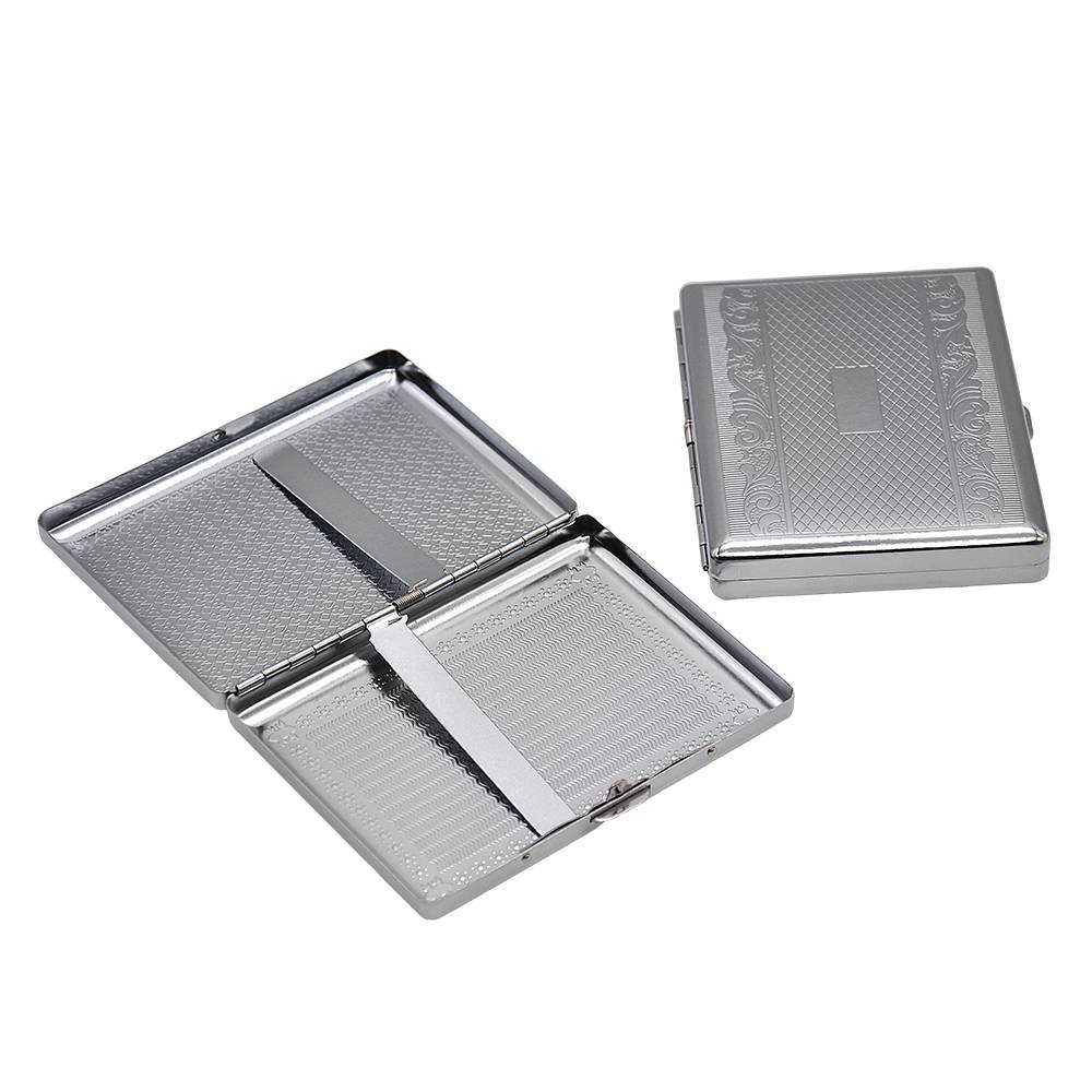 Myxl 1X Metalen Sigarettenkoker 105Mm 80Mm Holding 18 Regelmatige Size Sigaretten 85Mm 8Mm Tabak Case Box Met 2 Clips Patroon Willekeurige myxl kopen in de aanbieding Myxl 1X Metalen Sigarettenkoker 105Mm 80Mm Holding 18 Regelmatige Size Sigaretten 85Mm 8Mm Tabak Case Box Met 2 Clips Patroon Willekeurige myxl kopen in de aanbieding