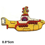 Geel Submarine Ijzer Op Geborduurde Kleding Patches Voor Kleding Stickers Kledingstuk Kleding Accessoires