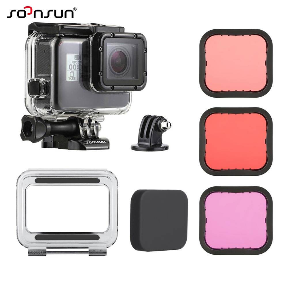 Myxl Soonsun 45 M Duiksport Waterdichte Behuizing Case Dive Kleur Lens Filter Kit Voor Gopro Hero 5 6 Go Pro Hero5 6 Zwart myxl kopen in de aanbieding Myxl Soonsun 45 M Duiksport Waterdichte Behuizing Case Dive Kleur Lens Filter Kit Voor Gopro Hero 5 6 Go Pro Hero5 6 Zwart myxl kopen in de aanbieding