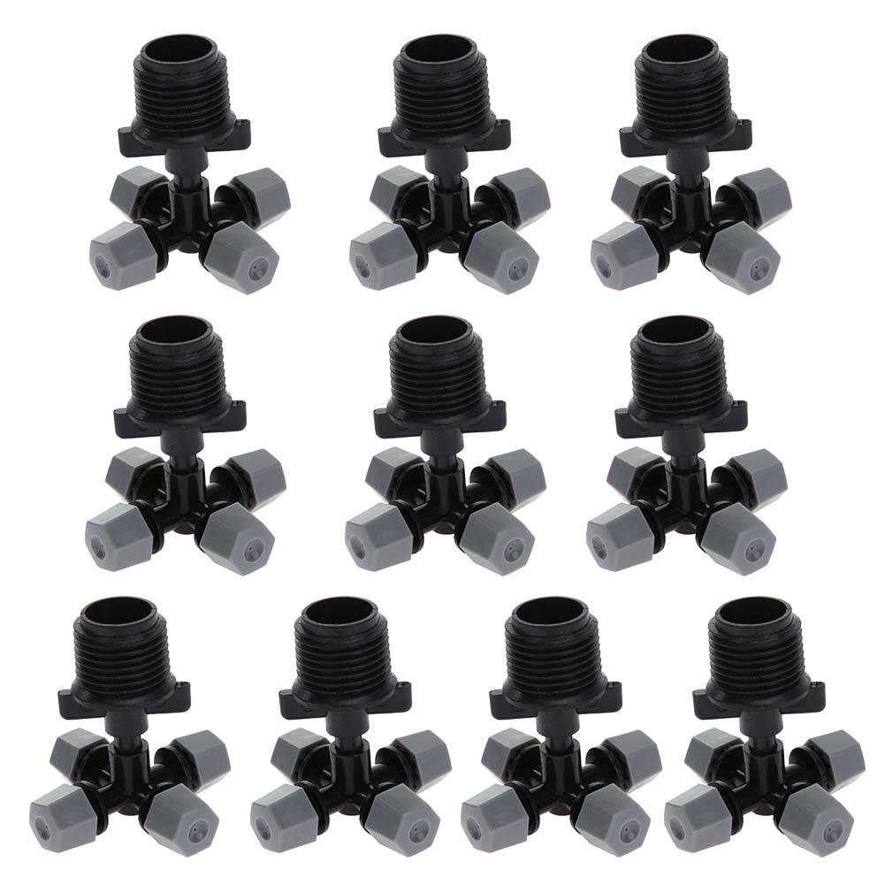 Myxl 10 Stks 4 Outlet Spray Cooling Nozzle Micro Tuin Irrigatie Sprinklers Connector Voor Vernevelingsinstallaties Gieter myxl kopen in de aanbieding Myxl 10 Stks 4 Outlet Spray Cooling Nozzle Micro Tuin Irrigatie Sprinklers Connector Voor Vernevelingsinstallaties Gieter myxl kopen in de aanbieding
