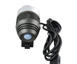 1200 Lumen 10 W XM-T6 Fietslicht Usb-kabel Waterdichte Fiets Lamp Aluminium Fietsen Fiets Voorkant Licht
